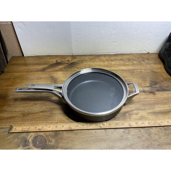 Calphalon Premier Hard-Anodized Nonstick, 3 Qt Saute Sauce Pan Pot w/ Lid #5003 - Picture 9 of 10